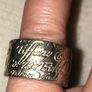 Authentic Tiffany & Co. Sterling Silver Band Ring